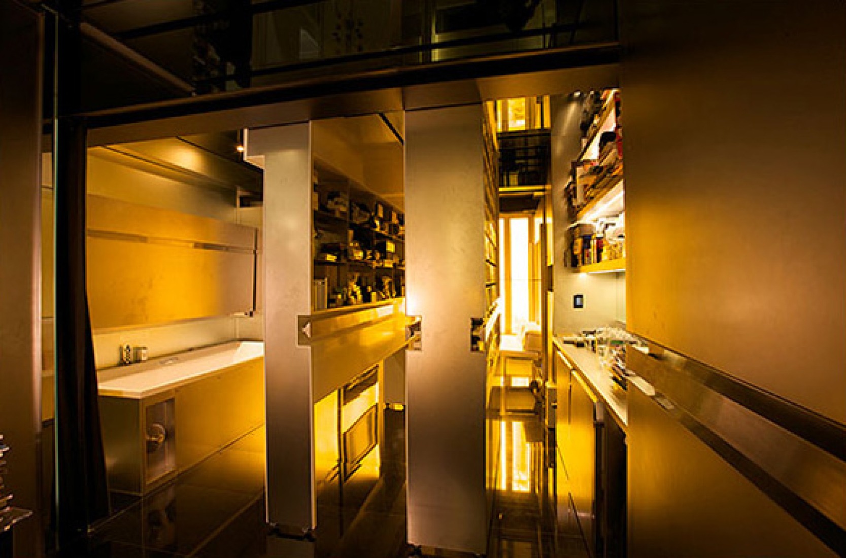 A Tiny Apartment in Hong Kong by Gary Chang. Photograph © Marcel Lam