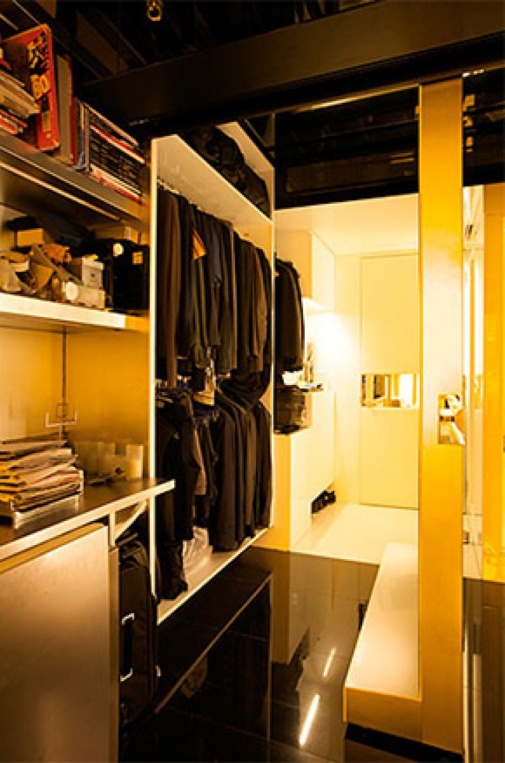 A Tiny Apartment in Hong Kong by Gary Chang. Photograph © Marcel Lam