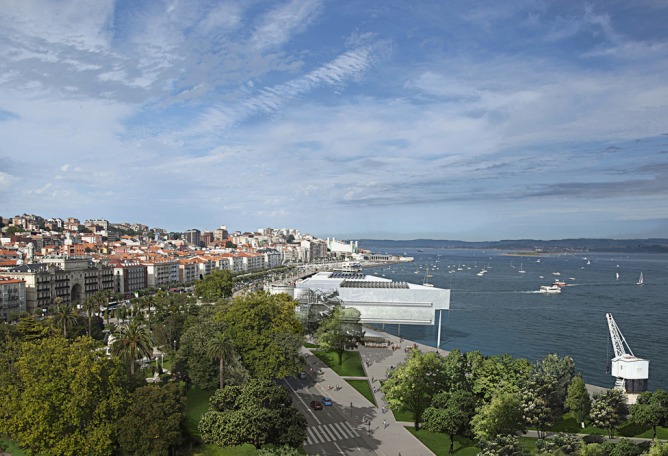 Vista Oeste, Centro de Arte Botín. Renzo Piano. Santander.