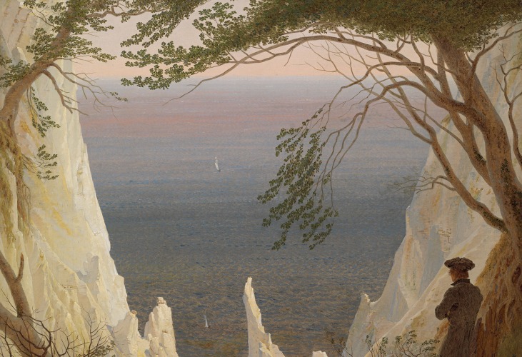 Caspar David Friedrich, Kreidefelsen auf Rügen / Acantilados de tiza en Rügen, 1818/1819, Kunst Museum Winterthur, Fundación Oskar Reinhart. Fotografía por SIK-ISEA, Zúrich (Philipp Hitz).