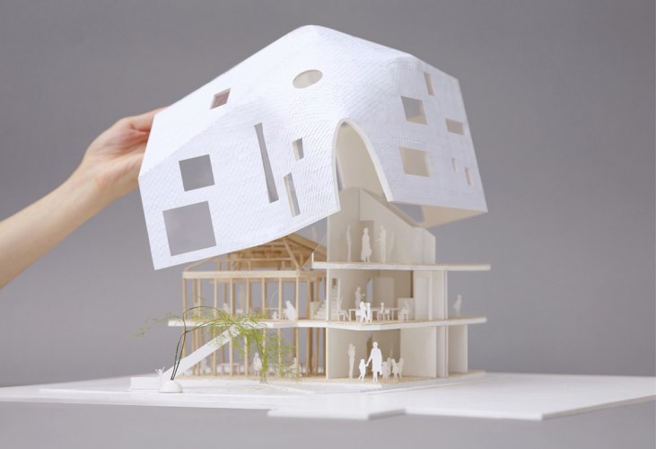 Model. Clover House by MAD. Image © MAD. 