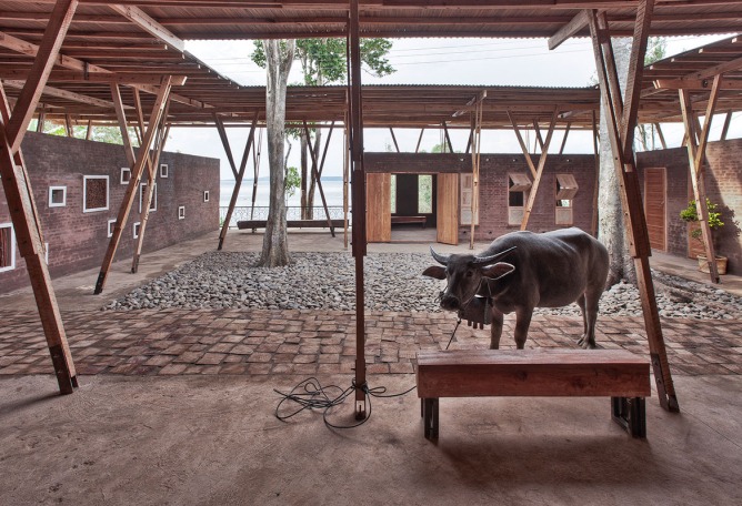 Cassia co-op training centre, 2011, Training center for local farmers in Indonesia by TYIN tegnestue. Photography © Pasi Aalto.