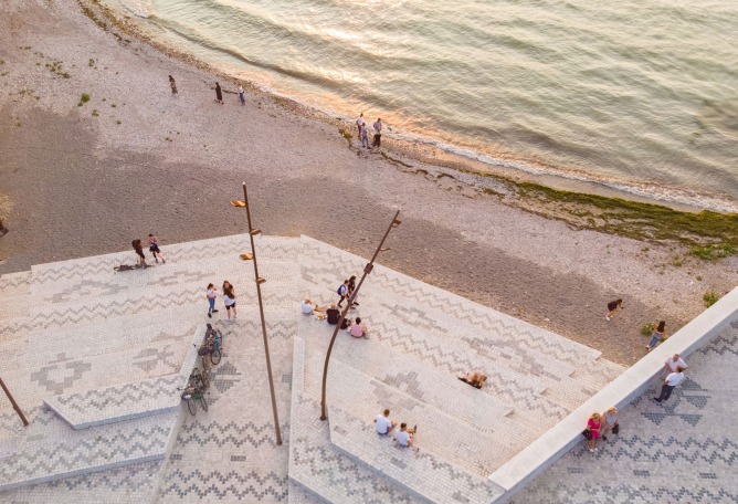 Albanian Carpet, 2020. Shkodër, Albania, by casanova + hernandez architects. Photograph by casanova+hernandez architects