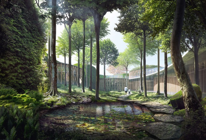 Rendering. H.C. Andersen’s House by Kengo Kuma. Rendering. H.C. Andersen’s House by Kengo Kuma.