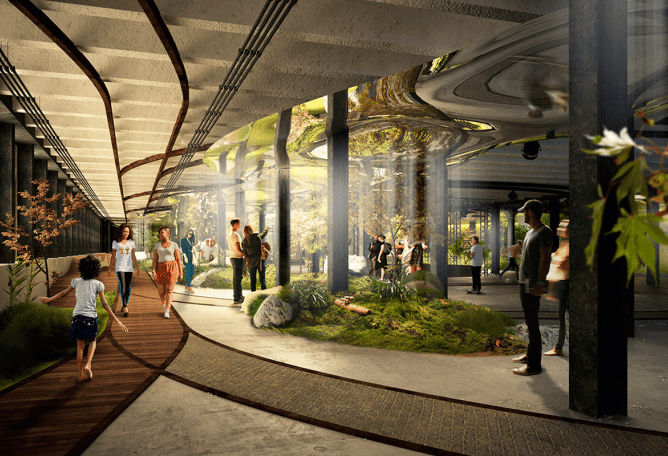 Imagen del Lowline, cortesía de Raad Studio.