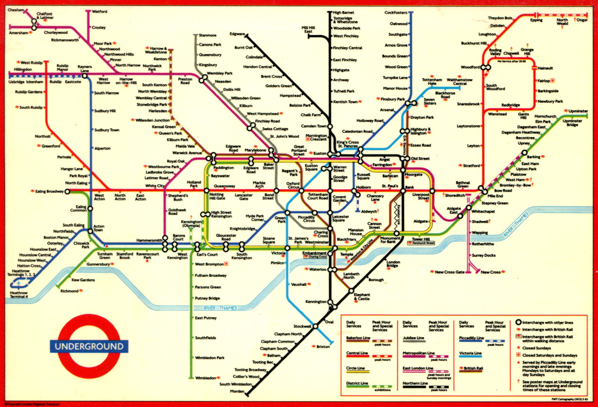 Map Of London Metro System