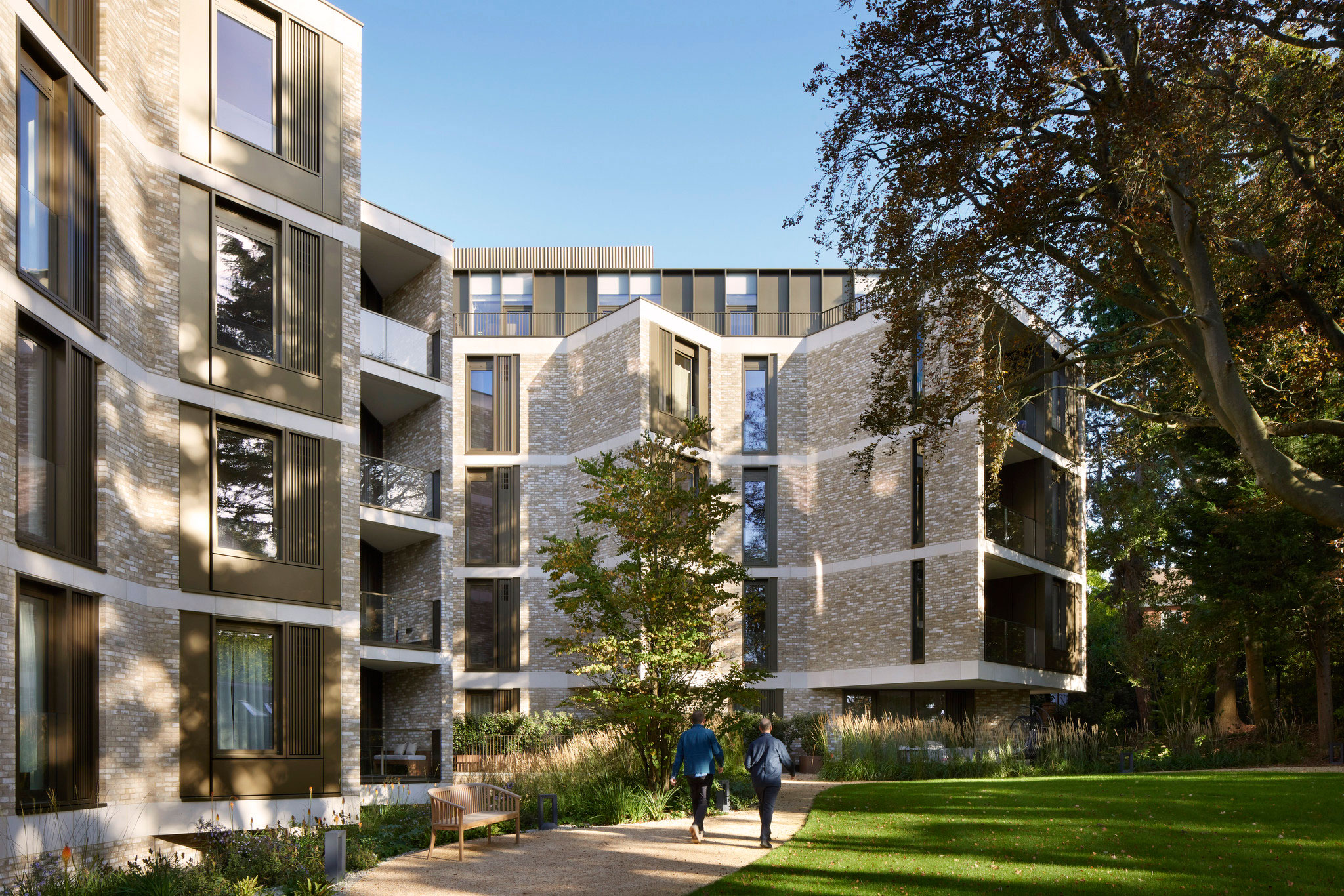 "The Oren" residential complex by Stanton Williams. Photograph by Jack Hobhouse.