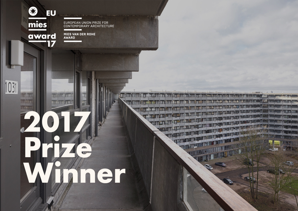 EU MIES AWARD DAY. The winners of Mies van der Rohe Prize receive the