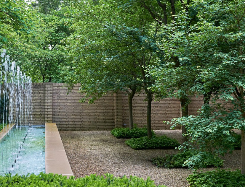 Hamilton Garden 1965, Columbus, IN, USA. Oficina de Dan Kiley Hamilton Garden 1965, Columbus, IN, USA. Oficina de Dan Kiley