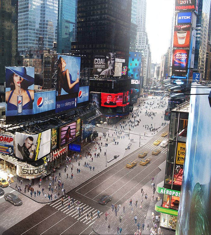 Times Square Celebrates Grand Opening of Snøhetta-Designed Transformation