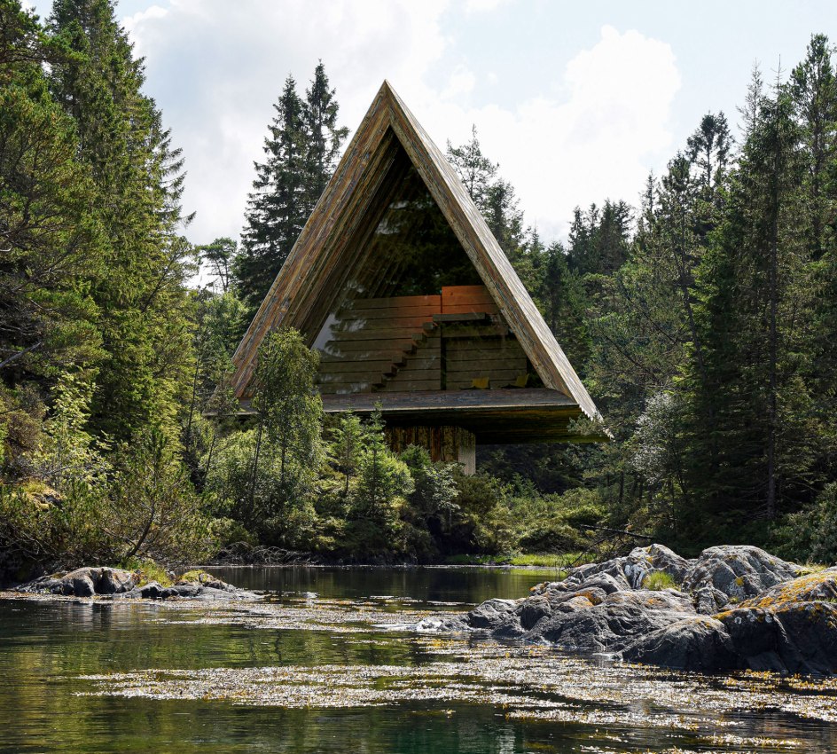 Self-Sufficient Off-Grid Island, for Vollebak Clothing Brand, by