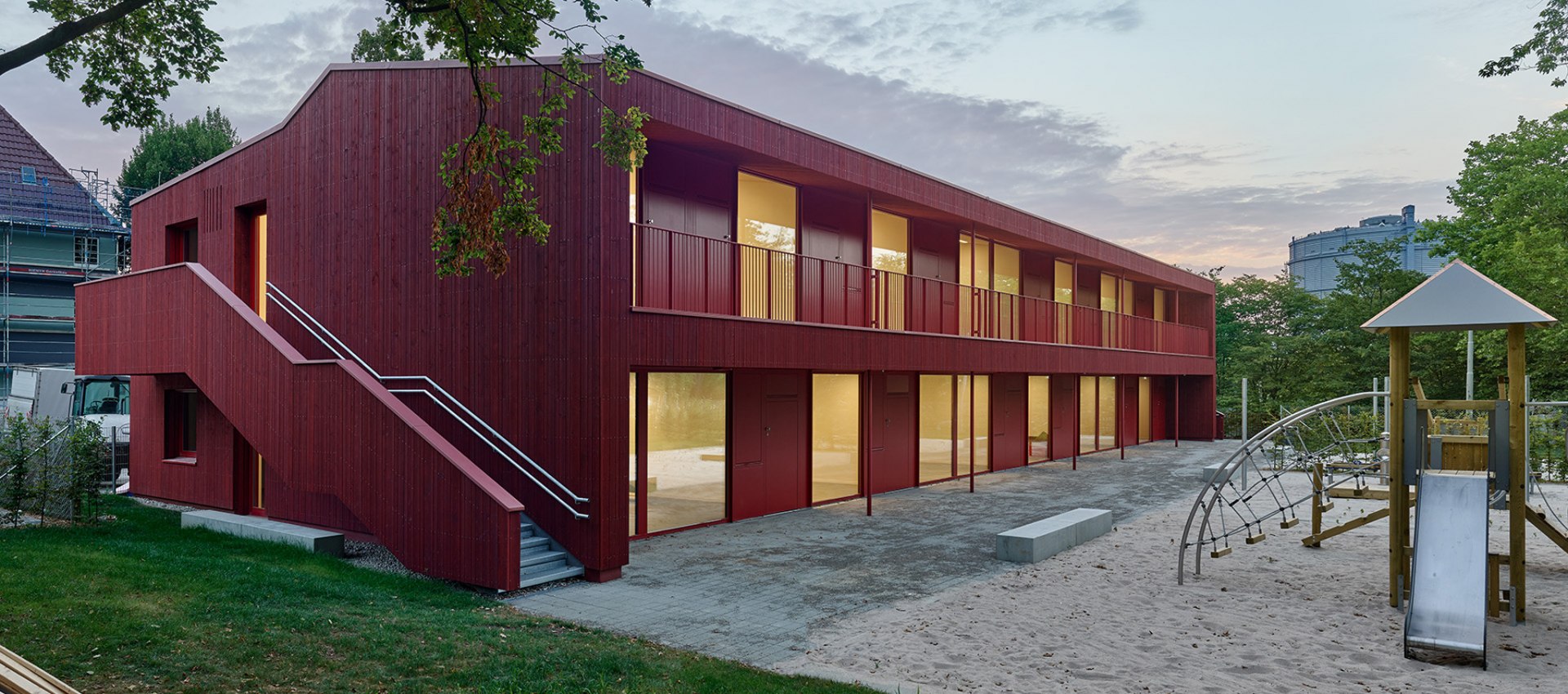 Estacionamento da sede Ernsting / Birk Heilmeyer und Frenzel Architekten
