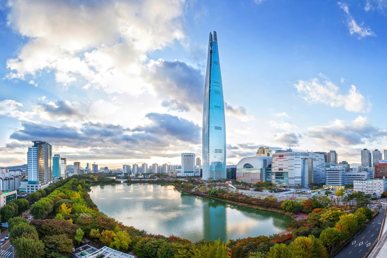 La Torre Lotte World De Seúl Se Convierte En La 5ª Torre Más Alta Del ...