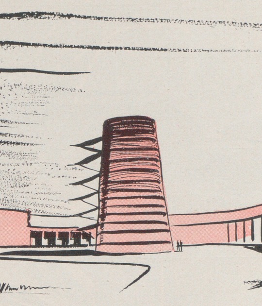 Francisco Cabrero, Drawing of Gran Madrid, no. 16, 1951. Image courtesy of Herederos de Francisco Cabrero Francisco Cabrero, Drawing of Gran Madrid, no. 16, 1951. Image courtesy of Herederos de Francisco Cabrero