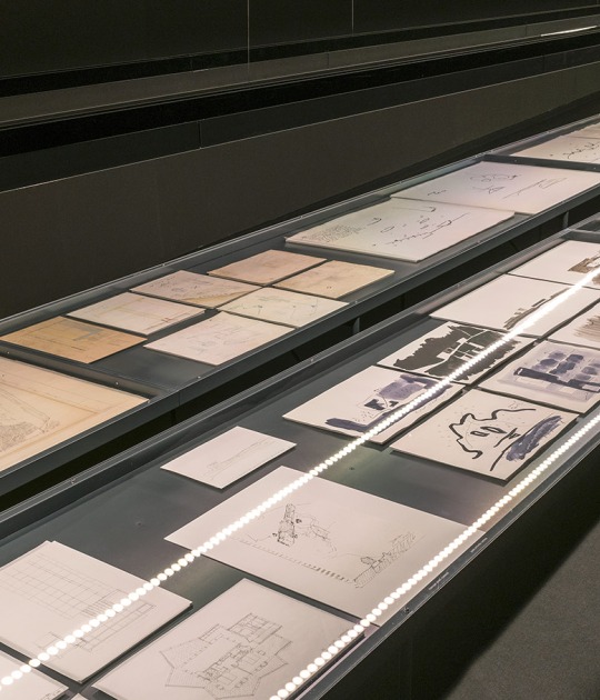 Architectural drawings. Primitivo González Collection. Photograph by Ricardo González Architectural drawings. Primitivo González Collection. Photograph by Ricardo González