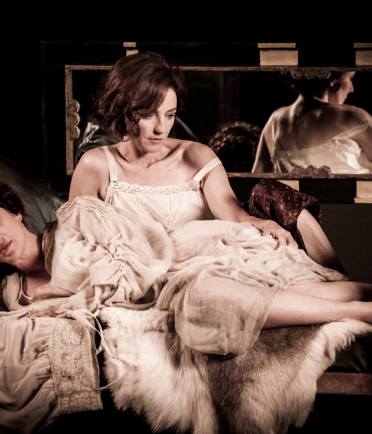 Orla Brady and Alanis Morissette in The Price of Desire. Photograph by Julian Lennon © 2013 Orla Brady and Alanis Morissette in The Price of Desire. Photograph by Julian Lennon © 2013