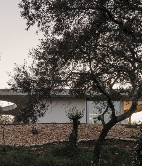 Chouso house by Bruno Dias Arquitectura. Photograph by Hugo Santos Silva Chouso house by Bruno Dias Arquitectura. Photograph by Hugo Santos SilvaEl estudio de arquitectura portugués dirigido por Bruno Dias ha terminado una vivienda localizada en Casal de S. Brás, una pequeña población que forma parte del municipio de Ansião,en el distrito de Leiría, en la región centro de Portugal.  Bautizada como casa Chouso se levanta en un terreno con vistas excepcionales tanto del pueblo como de las colinas de Sicó (Sierra de Sicó). Nos encontramos con una parcela rodeada de naturaleza y de