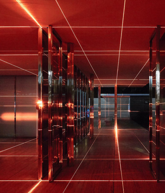 Geometry of Light, an art intervention by Luftwerkin collaboration with Iker Gil. Photograph by Kate Joyce Geometry of Light, an art intervention by Luftwerkin collaboration with Iker Gil. Photograph by Kate Joyce