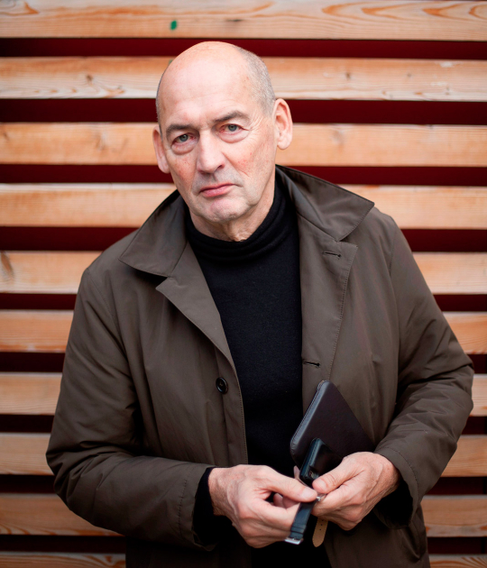 Rem Koolhaas, in Strelka Institute for Media, Architecture & Design Rem Koolhaas, in Strelka Institute for Media, Architecture & Design