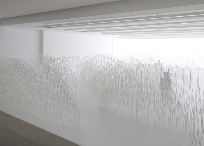 Invisible outlines by Nendo for Jil Sander