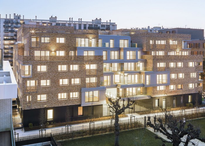 A mixed social housing program within the philanthropic spirit of La Zac Boucicaut by Cédric Petitdidier and Vincent Prioux