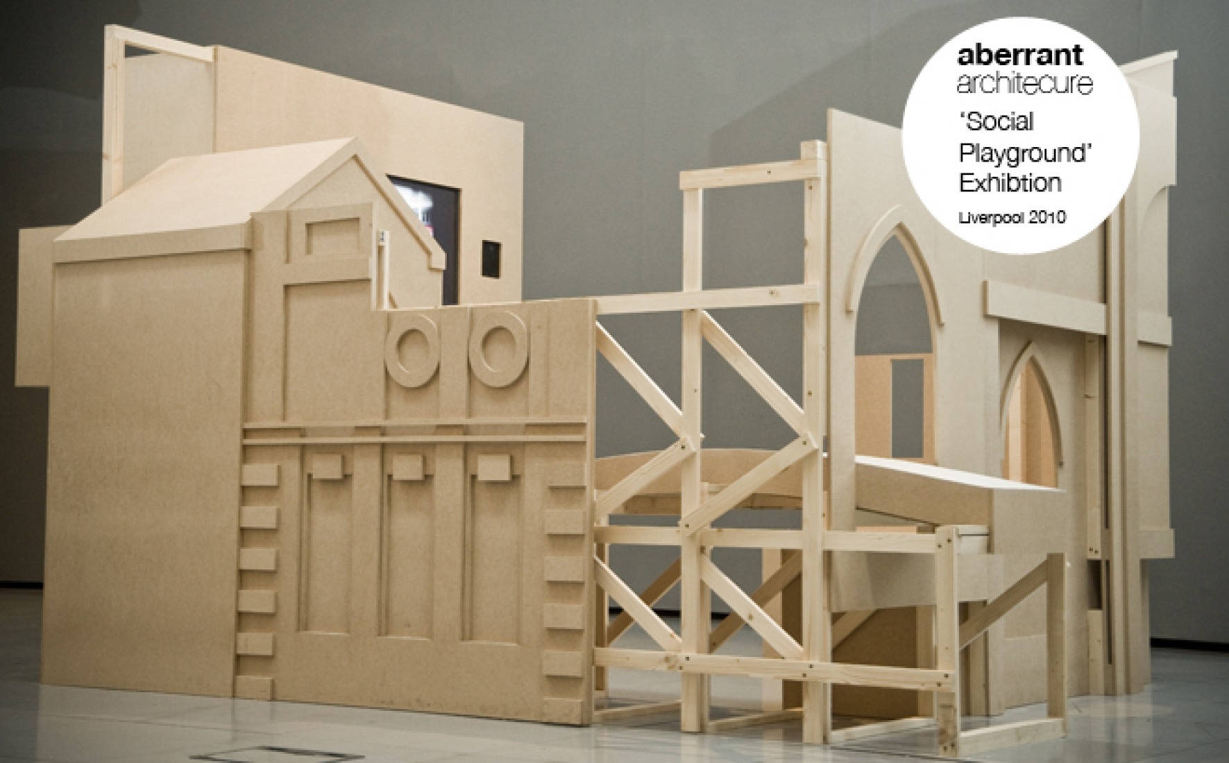 Social Playgrounds Exhibition. Aberrant Architecture.