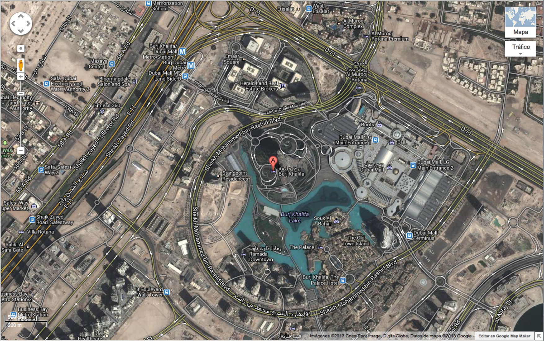 Метро бурдж халифа. Бурдж Халифа на карте Дубая. Башня Бурдж Халифа в Дубае на карте. Бурдж Халифа со спутника карта. Бурш Халифа Дубай на карте.