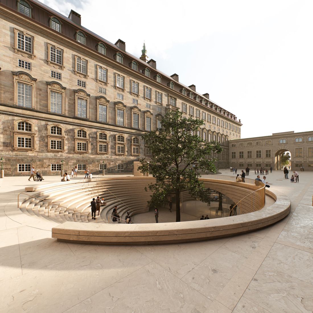 The new Danish Parliament by Cobe, Arcgency and  Drachmann. Photograph  courtesy from Cobe. The new Danish Parliament by Cobe, Arcgency and  Drachmann. Photograph  courtesy from Cobe.