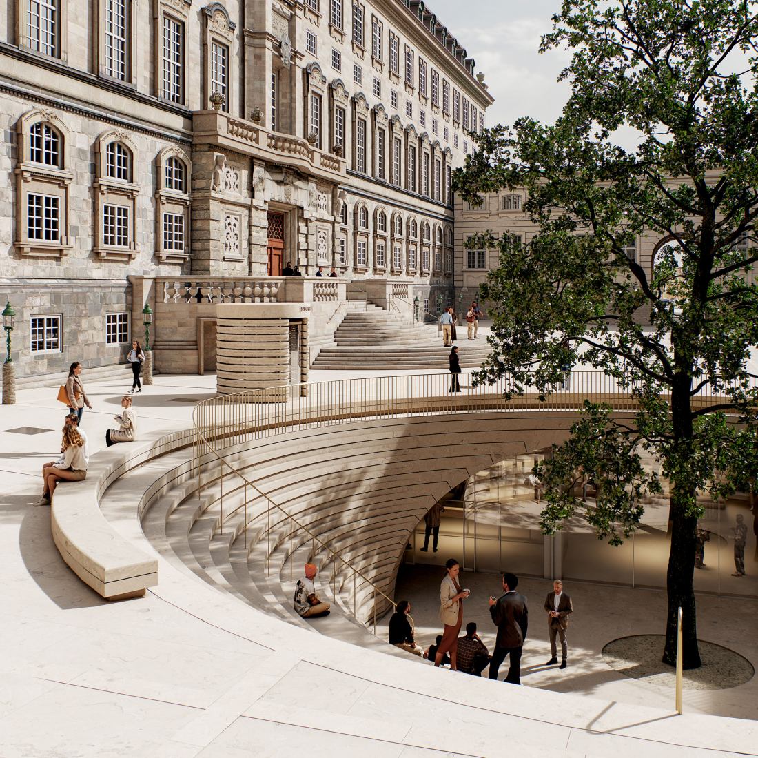 The new Danish Parliament by Cobe, Arcgency and  Drachmann. Photograph  courtesy from Cobe. The new Danish Parliament by Cobe, Arcgency and  Drachmann. Photograph  courtesy from Cobe.