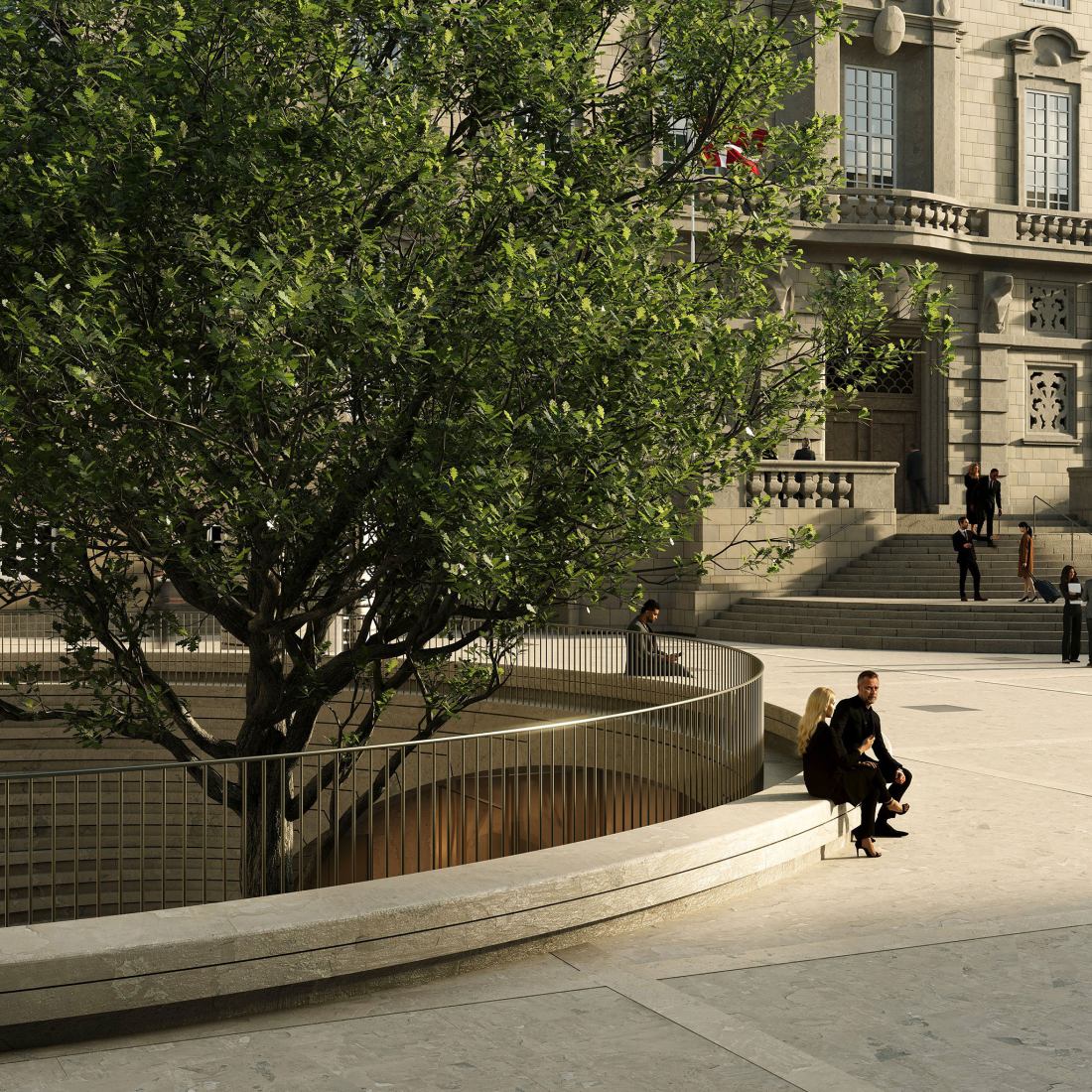 The new Danish Parliament by Cobe, Arcgency and  Drachmann. Photograph  courtesy from Cobe. The new Danish Parliament by Cobe, Arcgency and  Drachmann. Photograph  courtesy from Cobe.