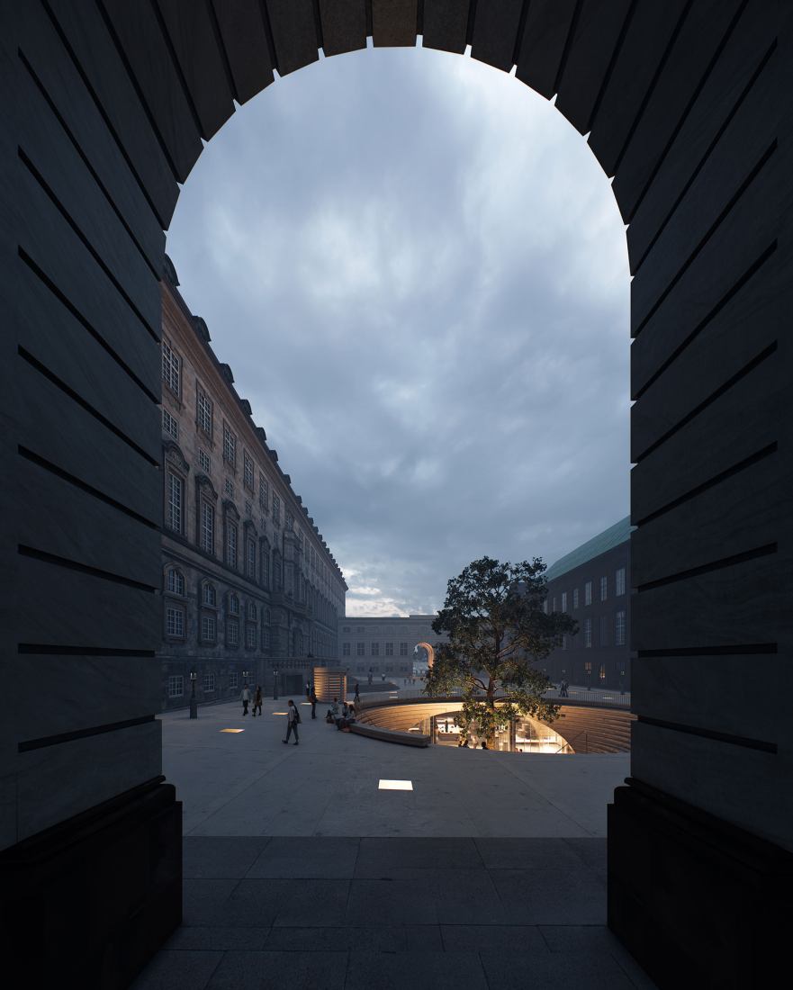 The new Danish Parliament by Cobe, Arcgency and  Drachmann. Photograph  courtesy from Cobe. The new Danish Parliament by Cobe, Arcgency and  Drachmann. Photograph  courtesy from Cobe.