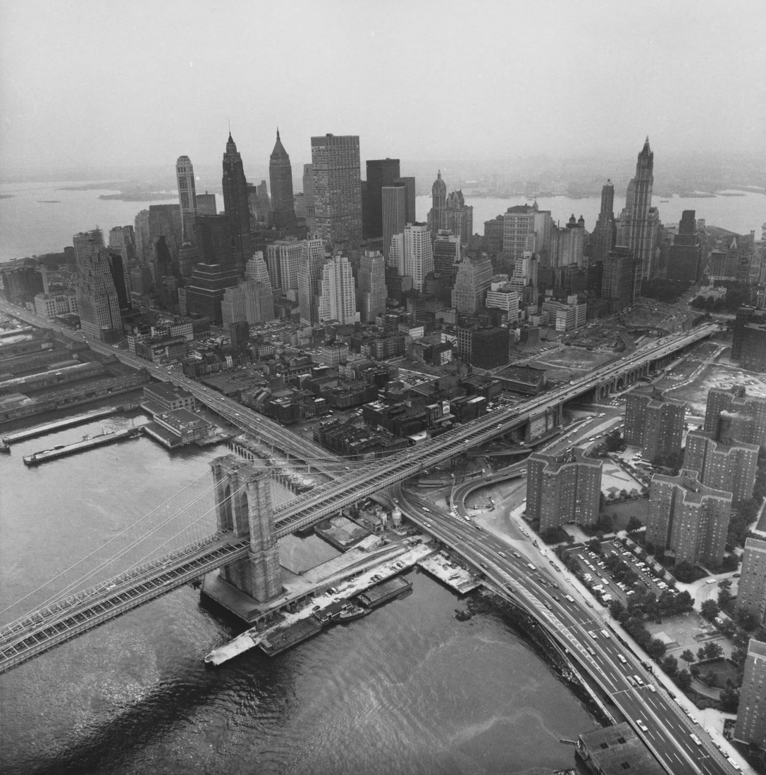 The destruction of Lower Manhattan by Danny Lyon photographer 