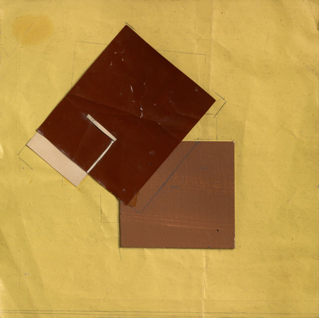 Castellar (also known as Brentano), 1920. Gouache, pencil & collage on paper. Exhibition Eileen Gray: the private painter. Image courtesy of the Osborne Samuel Gallery.  Castellar (also known as Brentano), 1920. Gouache, pencil & collage on paper. Exhibition Eileen Gray: the private painter. Image courtesy of the Osborne Samuel Gallery.