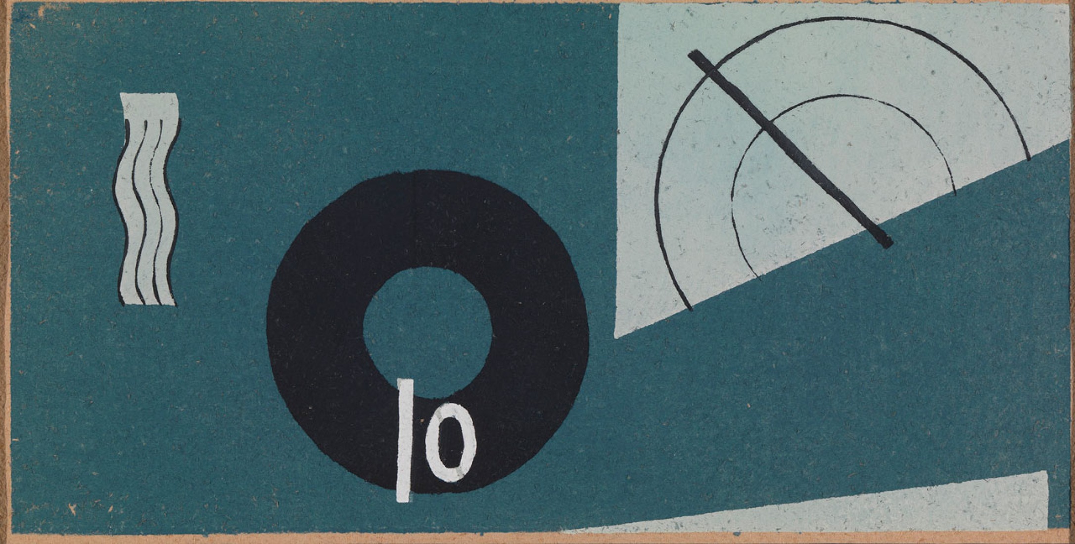 Marine d’abord (Study for Rug), 1926–9. Gouache on paper. Exhibition Eileen Gray: the private painter. Image courtesy of the Osborne Samuel Gallery. Marine d’abord (Study for Rug), 1926–9. Gouache on paper. Exhibition Eileen Gray: the private painter. Image courtesy of the Osborne Samuel Gallery.
