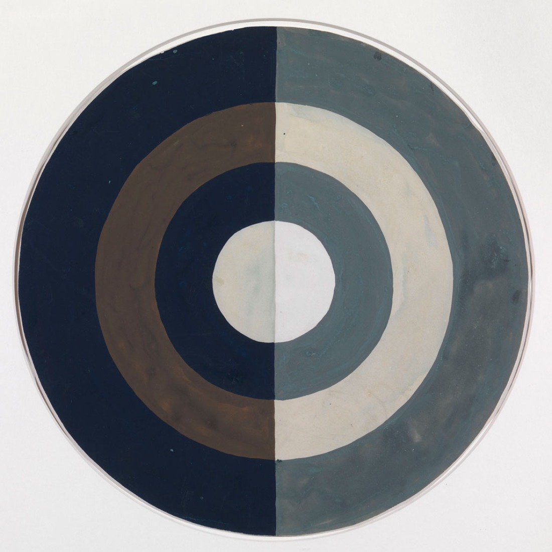 L’Art Noir (Study for Rug), 1920s. Gouache on paper. Exhibition Eileen Gray: the private painter. Image courtesy of the Osborne Samuel Gallery.  L’Art Noir (Study for Rug), 1920s. Gouache on paper. Exhibition Eileen Gray: the private painter. Image courtesy of the Osborne Samuel Gallery.