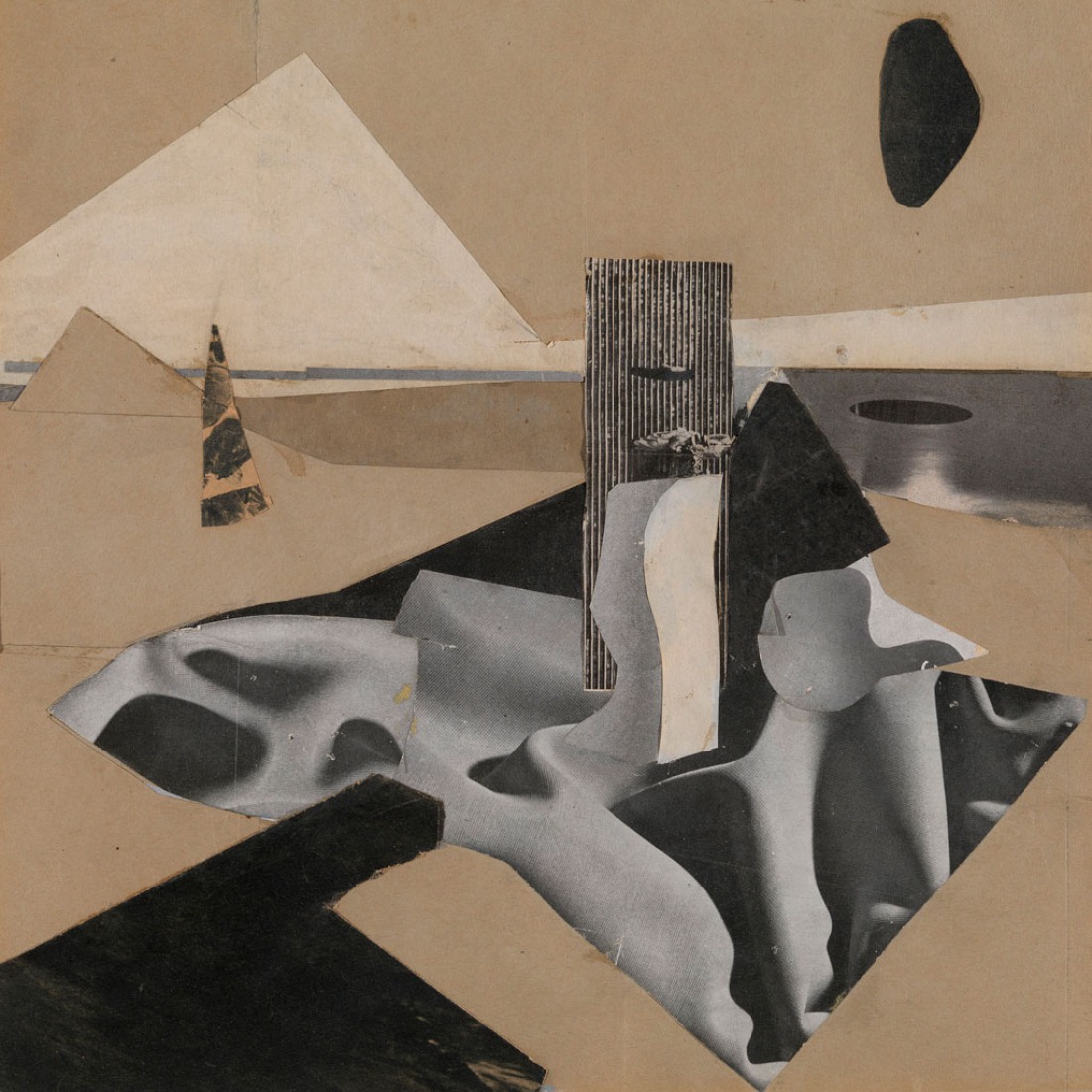 Untitled, c.1930. Collage on paper. Exhibition Eileen Gray: the private painter. Image courtesy of the Osborne Samuel Gallery.  Untitled, c.1930. Collage on paper. Exhibition Eileen Gray: the private painter. Image courtesy of the Osborne Samuel Gallery.