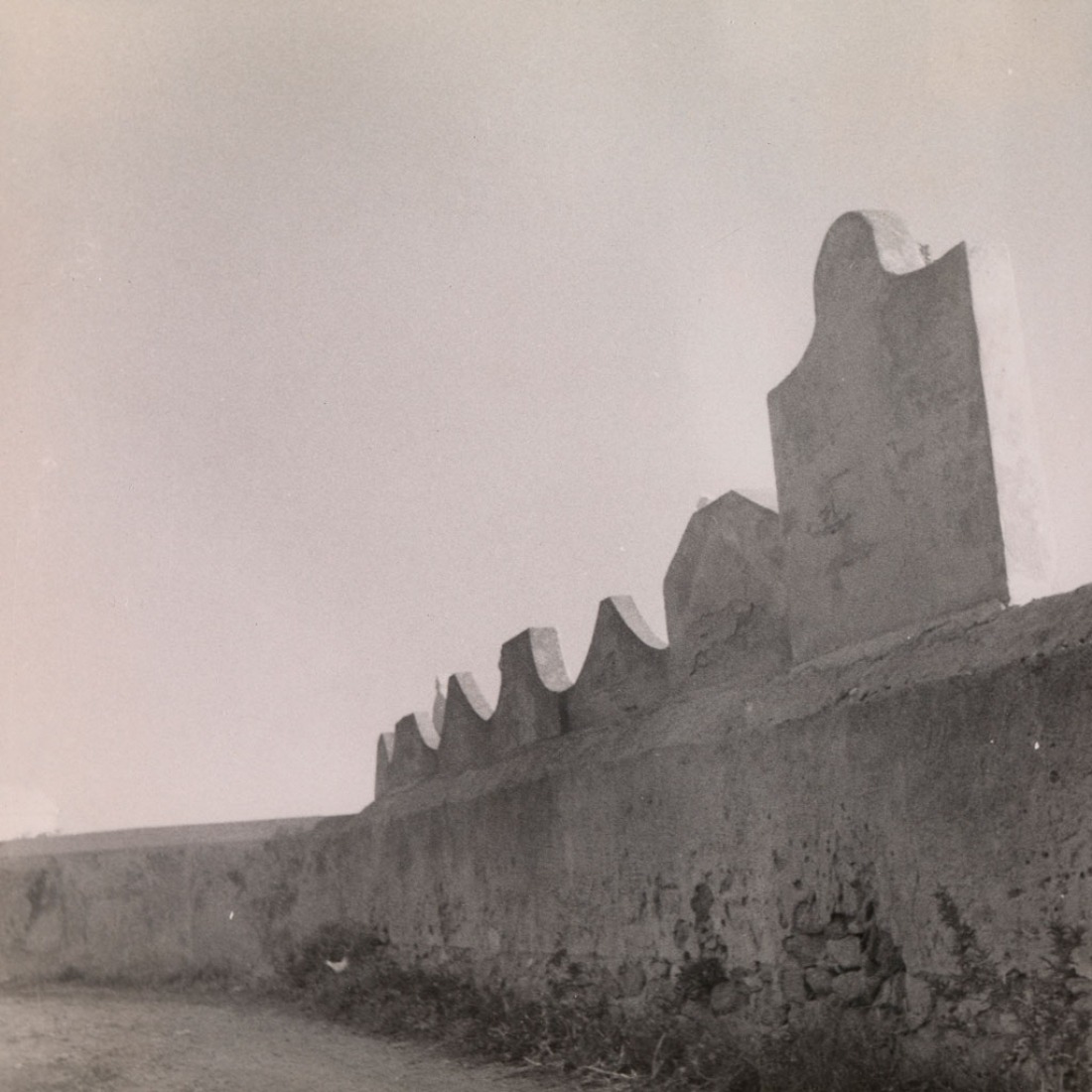 Church in Saint-Tropez, c.1950. Photograph. Exhibition Eileen Gray: the private painter. Image courtesy of the Osborne Samuel Gallery.  Church in Saint-Tropez, c.1950. Photograph. Exhibition Eileen Gray: the private painter. Image courtesy of the Osborne Samuel Gallery.