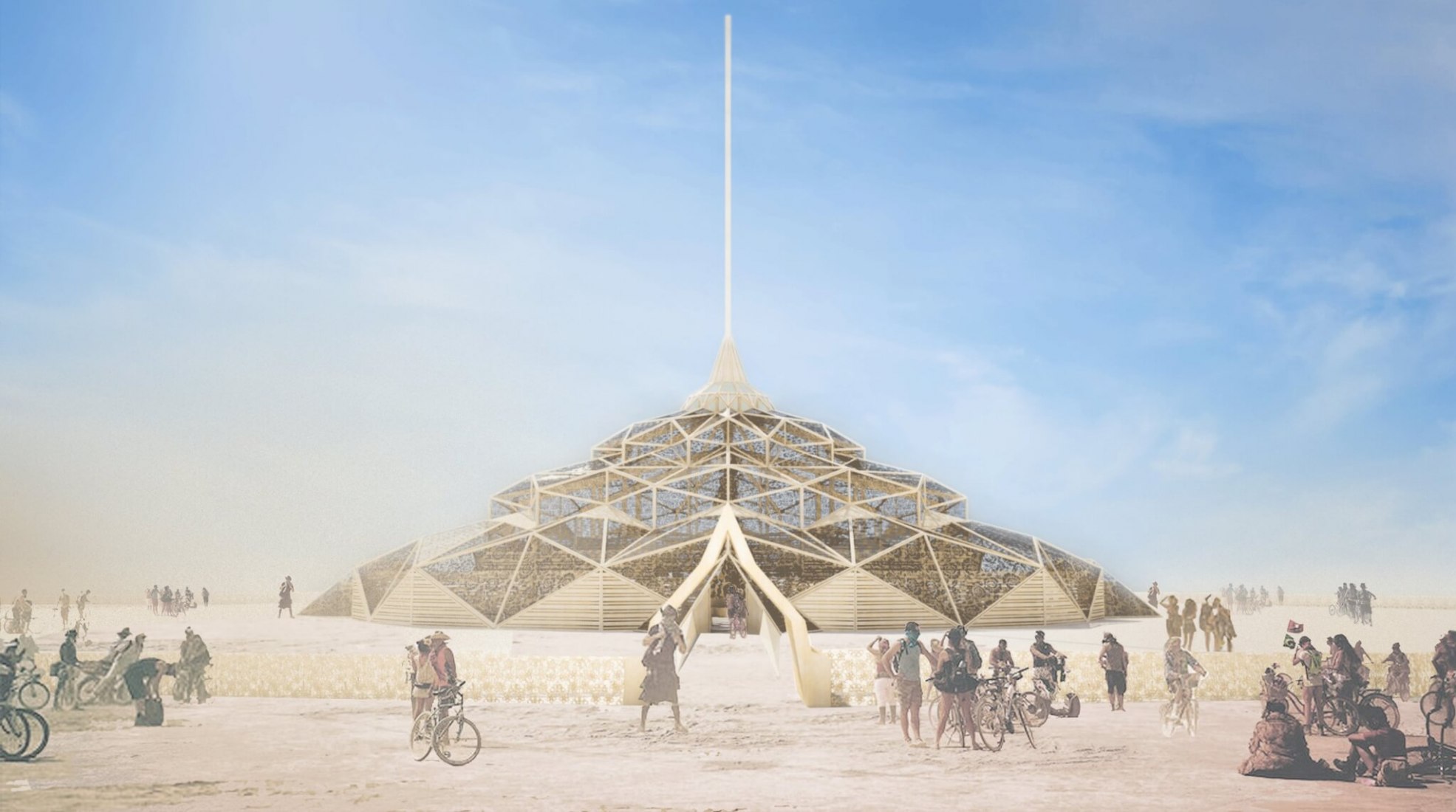 Burning Man Temple 2023 will be a giant desert flower, "Temple of the