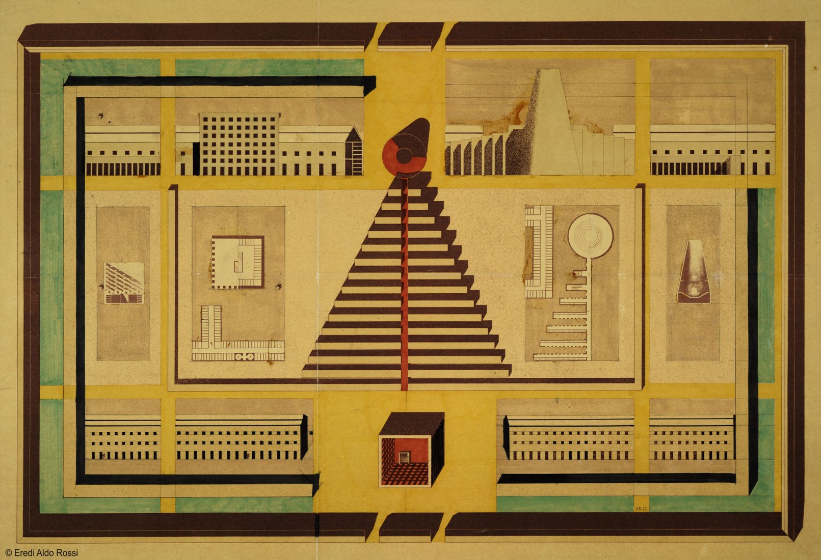 Posts about Aldo Rossi on Architecture of Analogy | Aldo rossi,  Architecture drawing, Aldo