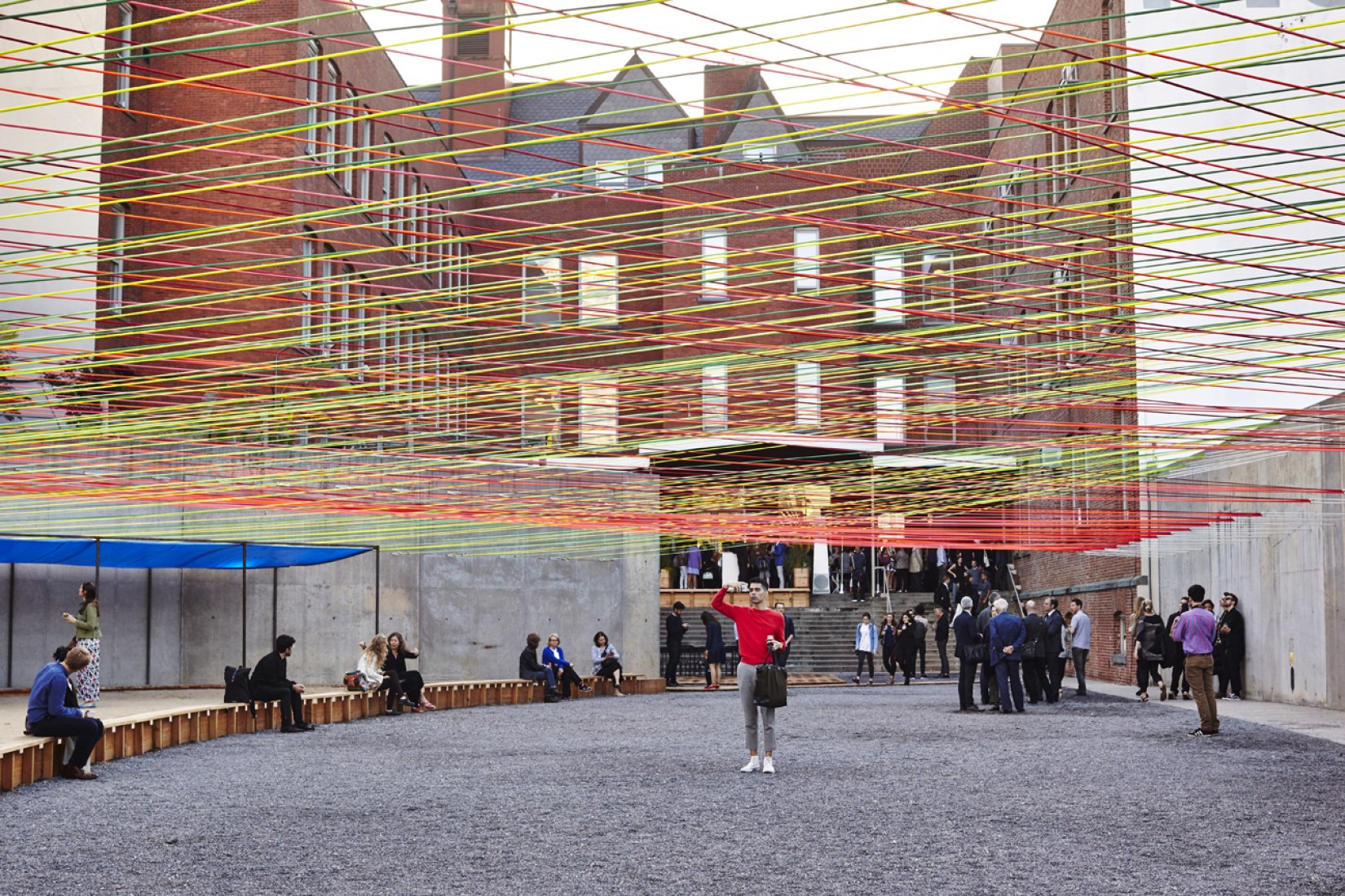 Wedge basen Breddegrad Weaving the Courtyard, by Escobedo-Soliz. MoMA PS1 Yap 2016 | The Strength  of Architecture | From 1998