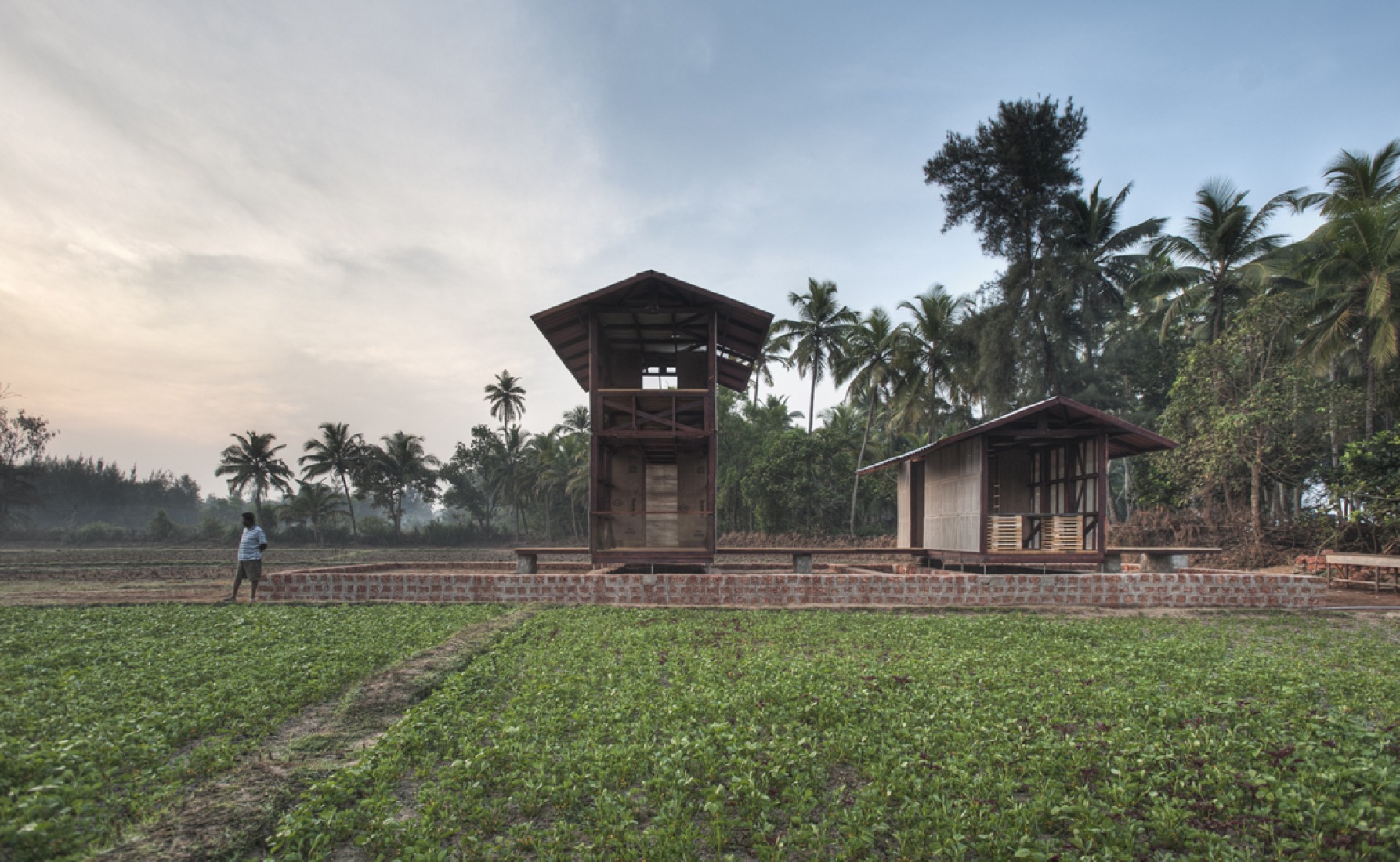 Prototipo de choza (hut). Imagen cortesía de Rintala Eggertsson Architects.