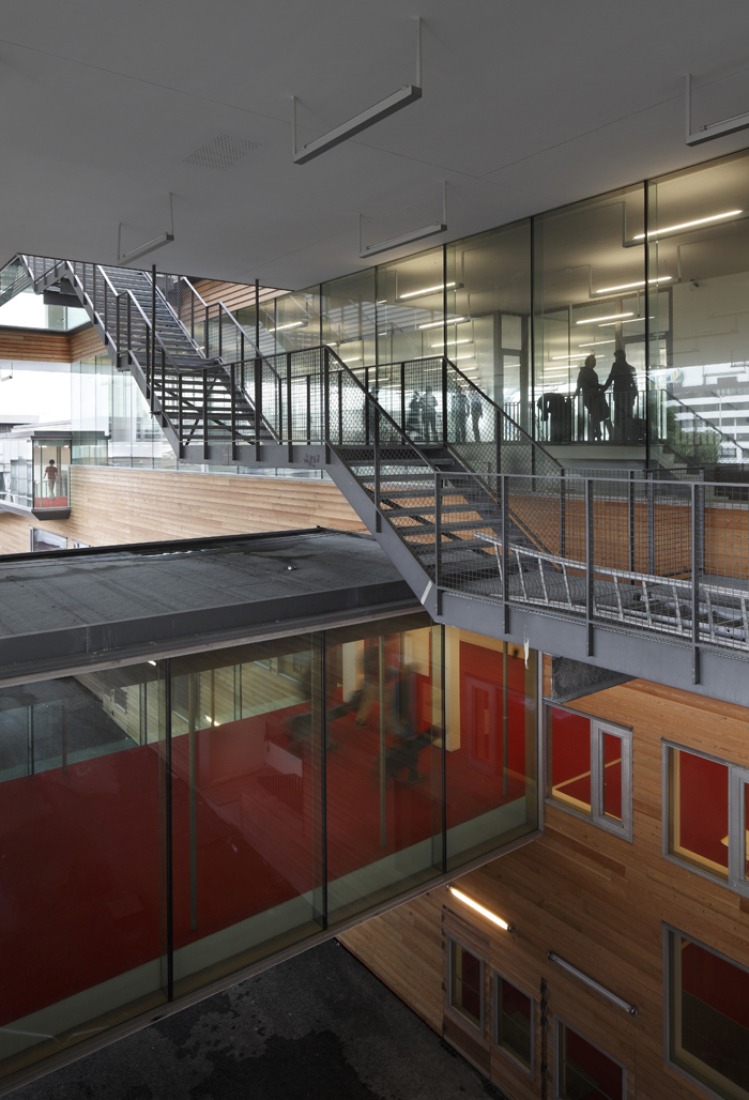 Interior view of deSingel International Arts Campus by Stéphane Beel Architects. Photography © Stijn Bollaert. Courtesy of deSingel. Interior view of deSingel International Arts Campus by Stéphane Beel Architects. Photography © Stijn Bollaert. Courtesy of deSingel.