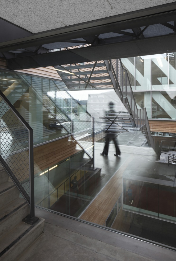 Interior view of deSingel International Arts Campus by Stéphane Beel Architects. Photography © Stijn Bollaert. Courtesy of deSingel. Interior view of deSingel International Arts Campus by Stéphane Beel Architects. Photography © Stijn Bollaert. Courtesy of deSingel.