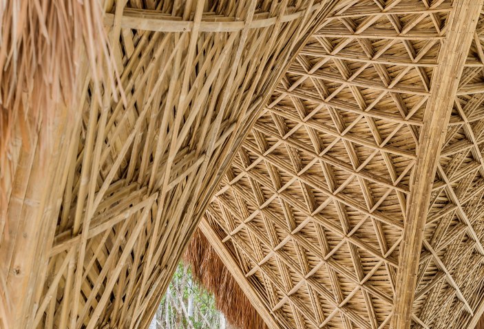 Amazing bamboo yoga pavilion by CO-LAB Design Office, The Strength of  Architecture