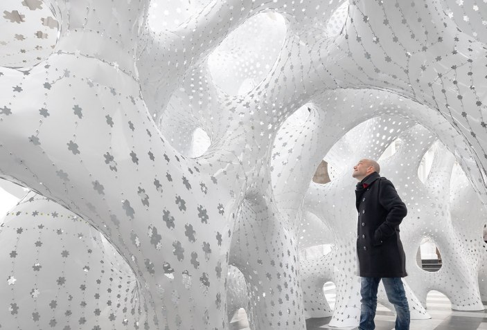 NonLin/Lin Pavilion by Marc Fornes/ and The Very Many