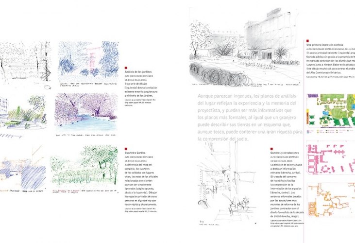El dibujo en el proyecto del paisaje por Edward Hutchison | Sobre  Arquitectura y más | Desde 1998