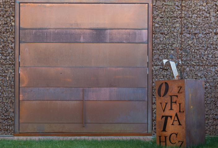 Attached Houses With Gabions By Gino Guarnieri And Roberto Mascazzini